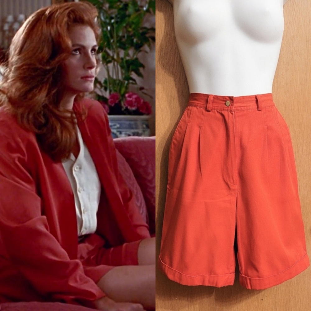 Vintage 90s High Waist Long Lined Pretty Woman Shorts